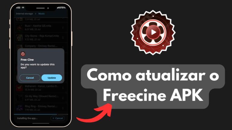 Como atualizar o Freecine APK