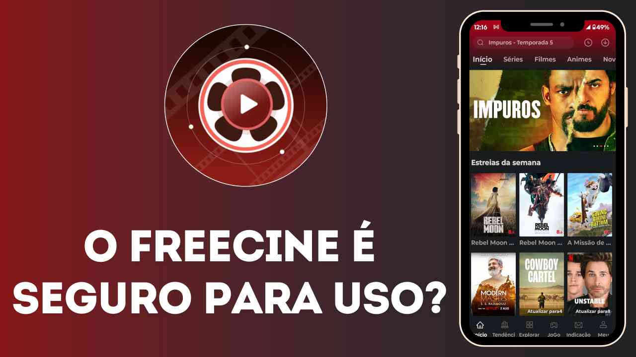 O Freecine é seguro para uso